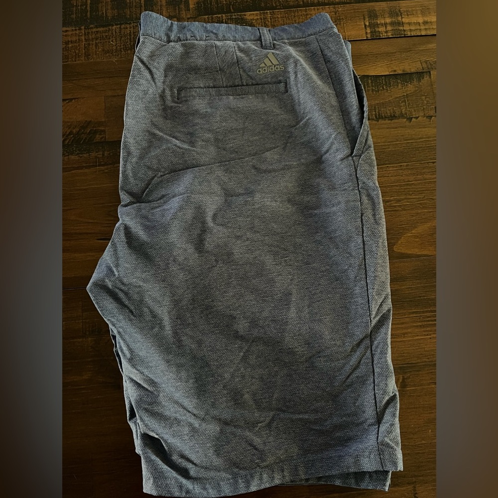 Men’s adidas golf shorts.